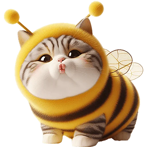 💋 Стикер «Котик БиБи» для Telegram