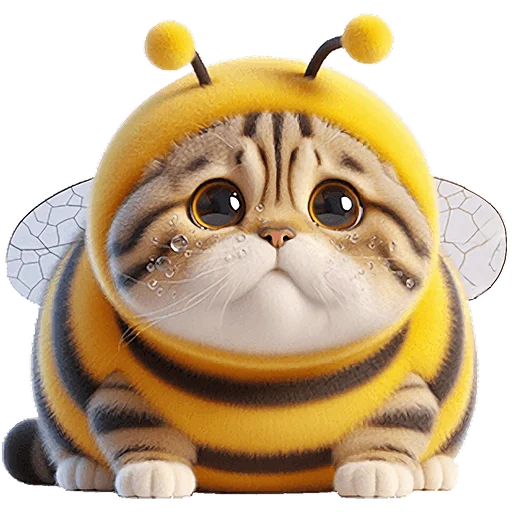 🥺 Стикер «Котик БиБи» для Telegram