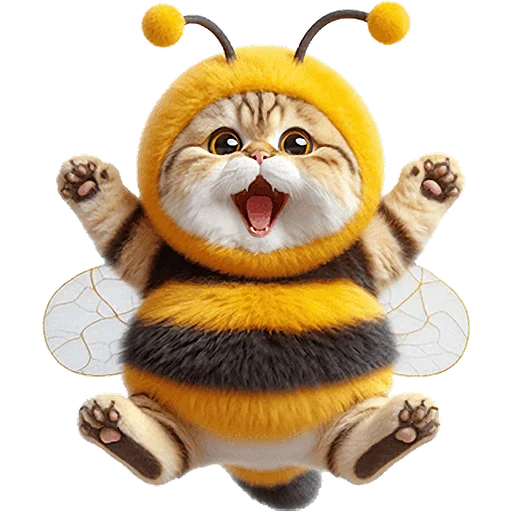 👻 Стикер «Котик БиБи» для Telegram