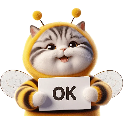 👌 Стикер «Котик БиБи» для Telegram