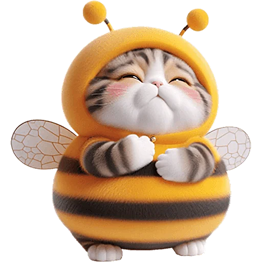 😣 Стикер «Котик БиБи» для Telegram