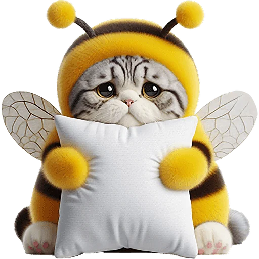 🥺 Стикер «Котик БиБи» для Telegram