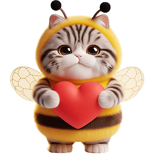 🫶 Стикер «Котик БиБи» для Telegram