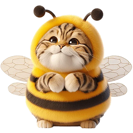 😇 Стикер «Котик БиБи» для Telegram
