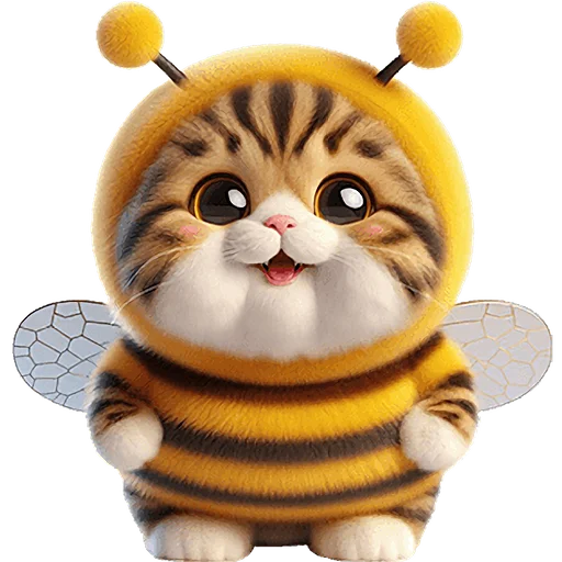 🥹 Стикер «Котик БиБи» для Telegram