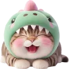 😂 Эмодзи «Дино котики» для Telegram