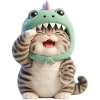🫡 Эмодзи «Дино котики» для Telegram