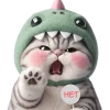 🙅‍♂ Эмодзи «Дино котики» для Telegram