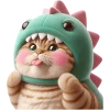 😛 Эмодзи «Дино котики» для Telegram
