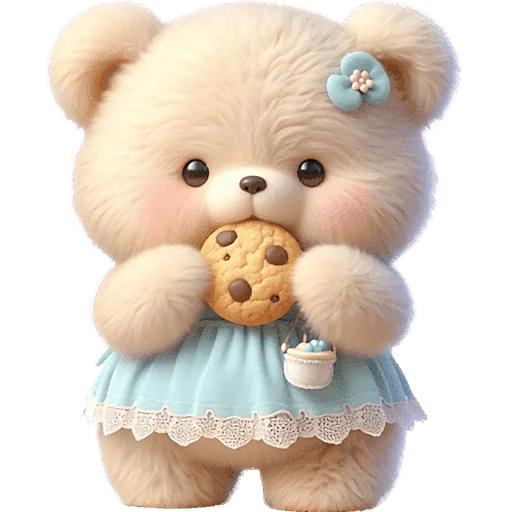 😋 Стикер «Маленькая медведица» для Telegram