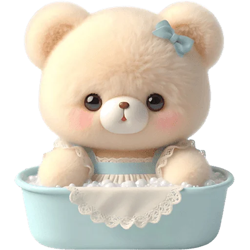 🛁 Стикер «Маленькая медведица» для Telegram