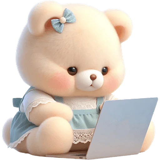 🤓 Стикер «Маленькая медведица» для Telegram