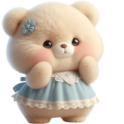 ☺️ Стикер «Маленькая медведица» для Telegram