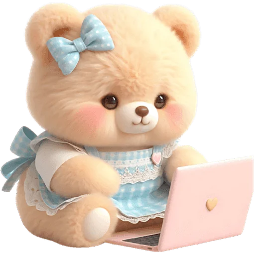 💻 Стикер «Маленькая медведица» для Telegram