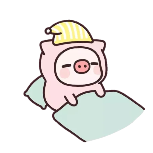 🛌 Стикер «Pig» для Telegram