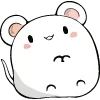Стикер 21 Fat Animals ʕ