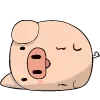 Стикер 31 Fat Animals ʕ