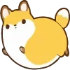 Стикер 3 Fat Animals ʕ