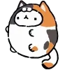 Стикер 35 Fat Animals ʕ