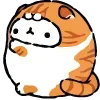 Стикер 33 Fat Animals ʕ