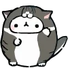 Стикер 44 Fat Animals ʕ
