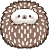 Стикер 15 Fat Animals ʕ