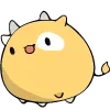 Стикер 22 Fat Animals ʕ