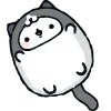 Стикер 43 Fat Animals ʕ