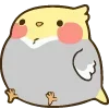 Стикер 7 Fat Animals ʕ
