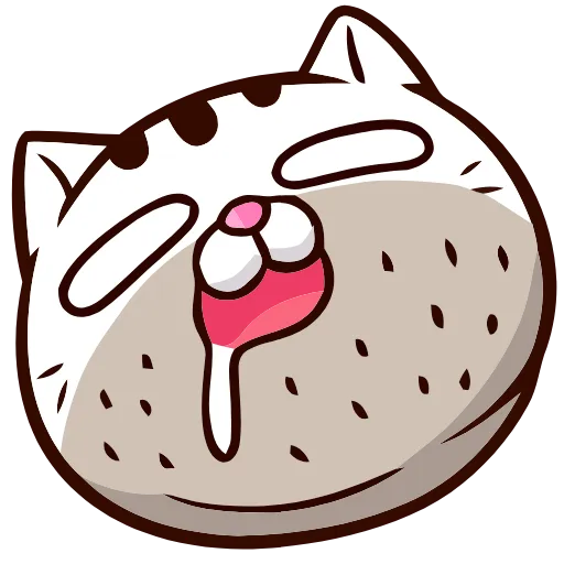 😣 Эмодзи «FAT CAT» для Telegram