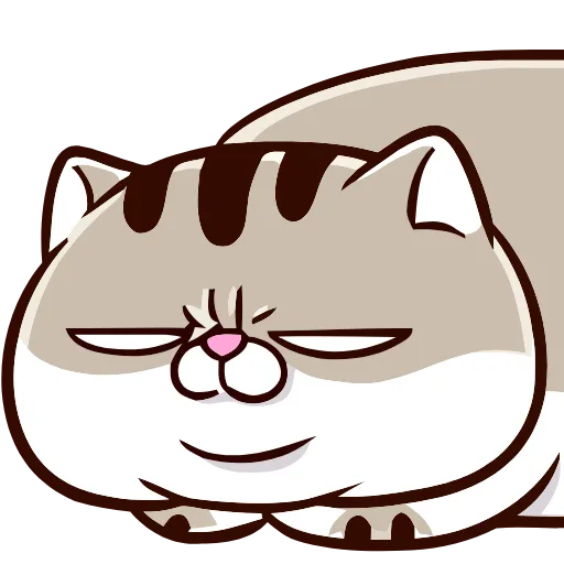 🐈 Эмодзи «FAT CAT» для Telegram