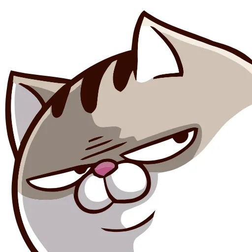 🤨 Эмодзи «FAT CAT» для Telegram