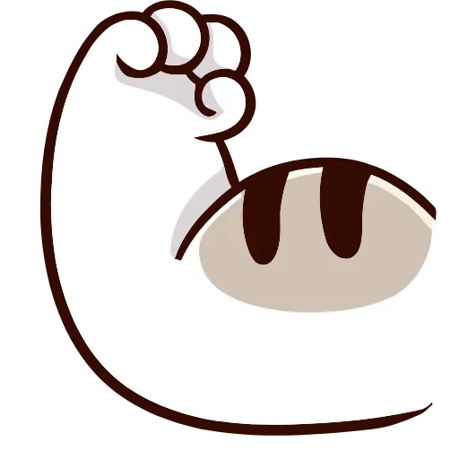 💪 Эмодзи «FAT CAT» для Telegram