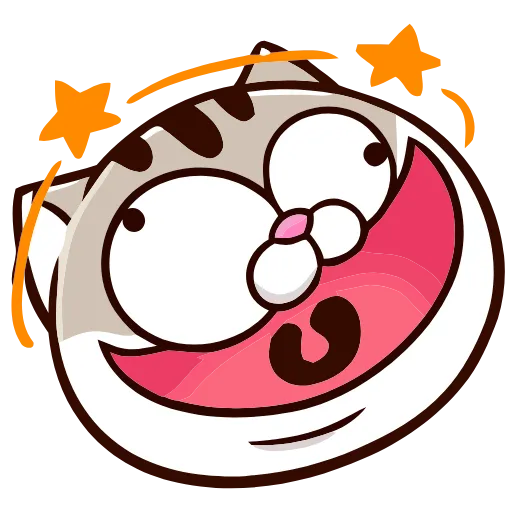 🤪 Эмодзи «FAT CAT» для Telegram