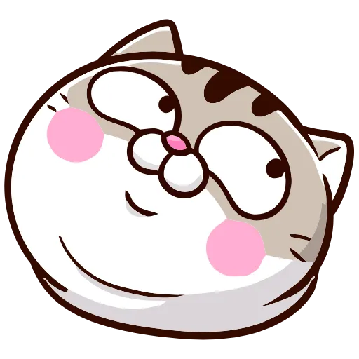 🙃 Эмодзи «FAT CAT» для Telegram
