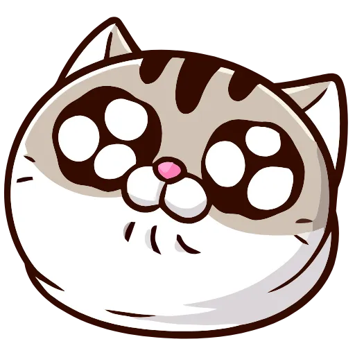 🥺 Эмодзи «FAT CAT» для Telegram