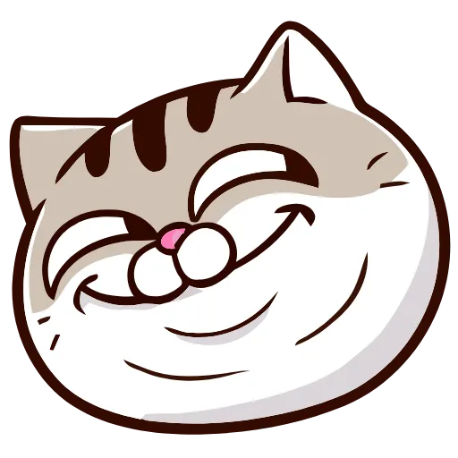😏 Эмодзи «FAT CAT» для Telegram