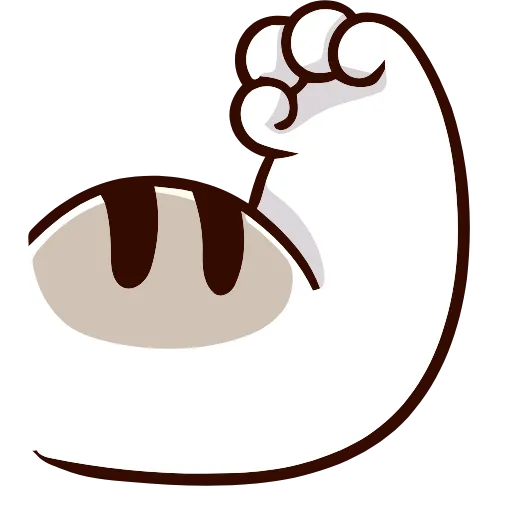 💪 Эмодзи «FAT CAT» для Telegram