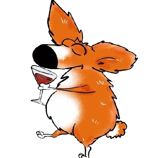🍷 Стикер «Corgio Armani» для Telegram