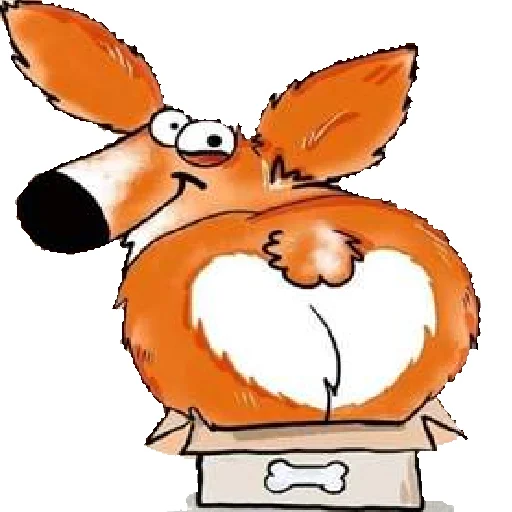 🍑 Стикер «Corgio Armani» для Telegram