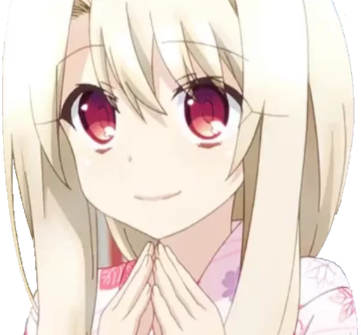 😇 Стикер «fate / kaleid liner prisma illya» для Telegram