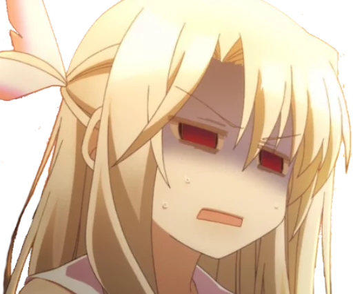 😡 Стикер «fate / kaleid liner prisma illya» для Telegram