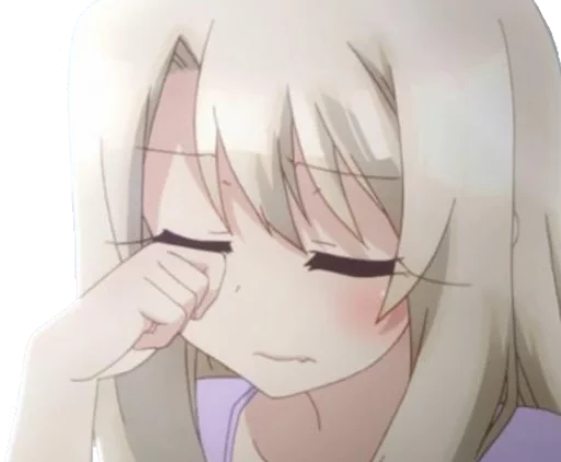 😢 Стикер «fate / kaleid liner prisma illya» для Telegram
