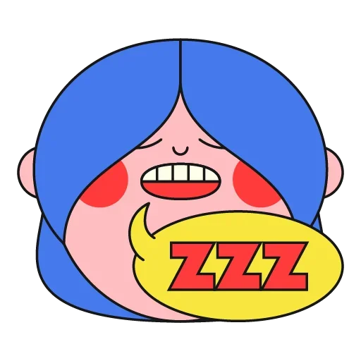 😴 Стикер «Fat funny guy» для Telegram