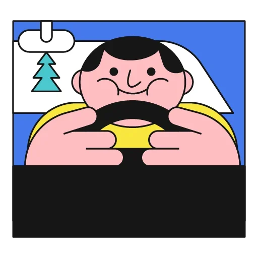 🚗 Стикер «Fat funny guy» для Telegram