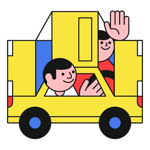 🚖 Стикер «Fat funny guy» для Telegram