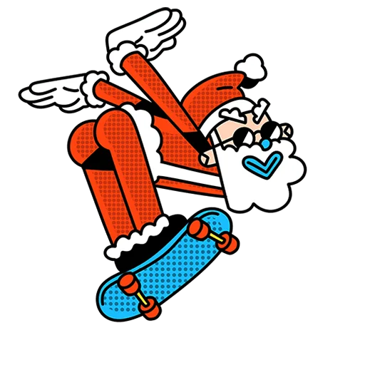 😎 Стикер «Дед Отмороз Без Текста» для Telegram