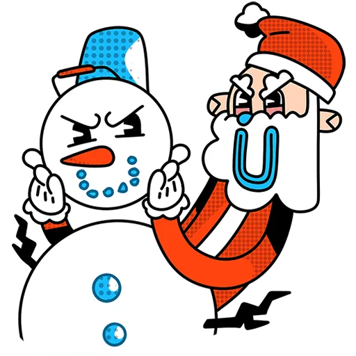 😈 Стикер «Дед Отмороз Без Текста» для Telegram