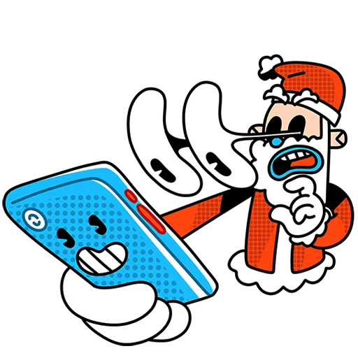 😳 Стикер «Дед Отмороз Без Текста» для Telegram