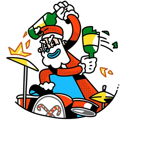 🎅 Стикер «Дед Отмороз Без Текста» для Telegram